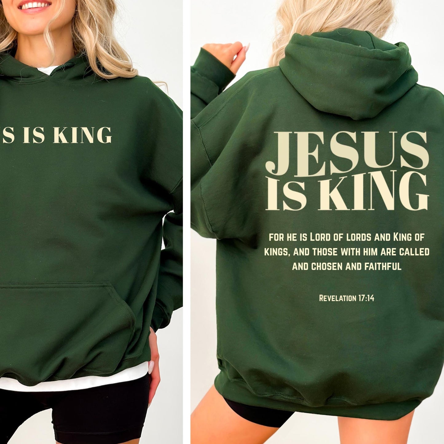 Jesus Is King Hoodie V18