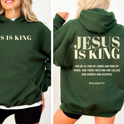 Jesus Is King Hoodie V18