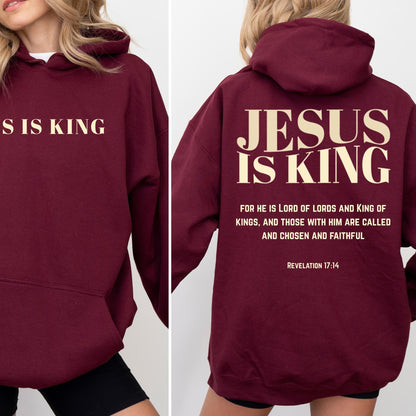 Jesus Is King Hoodie V18