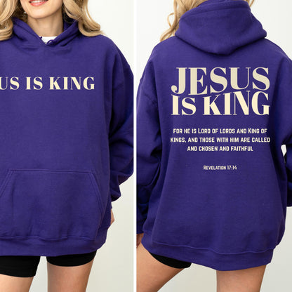 Jesus Is King Hoodie V18