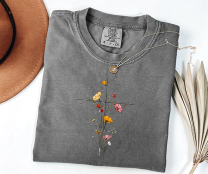 Floral Cross Shirt