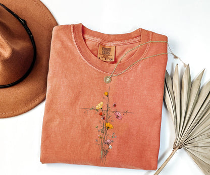 Floral Cross Shirt