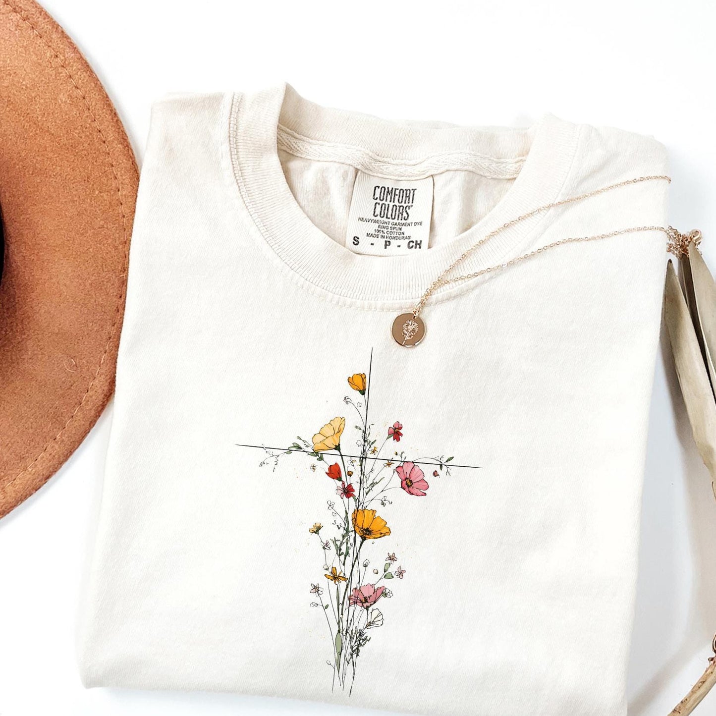 Floral Cross Shirt