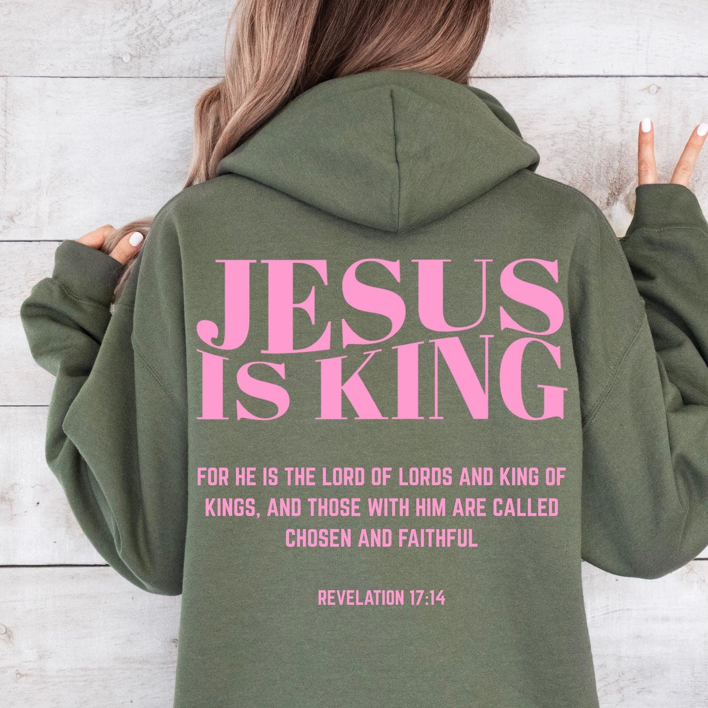 Jesus Is King Hoodie V4