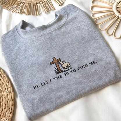 He Left The 99 Sweater New