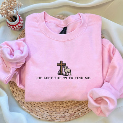 He Left The 99 Sweater New