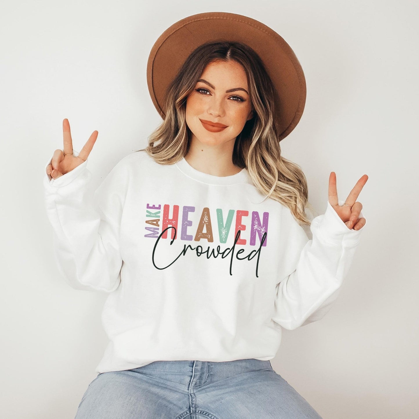 Make Heaven Crowded Sweater V7