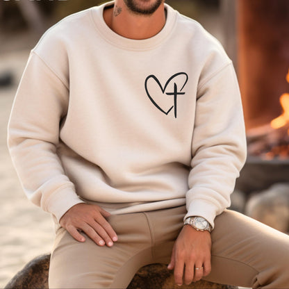 Heart Cross Sweater