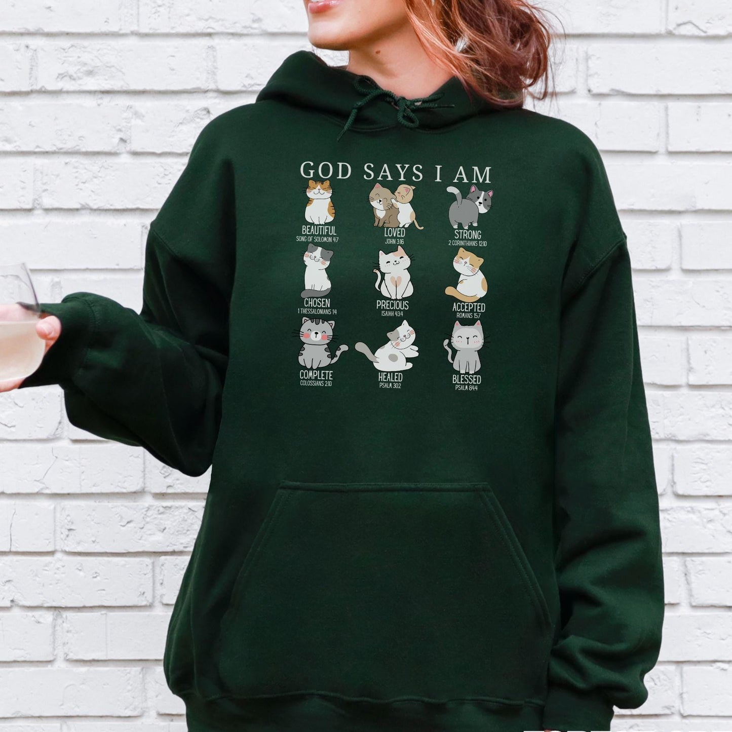 God Says I Am Hoodie New