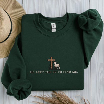 He Left The 99 Sweater New