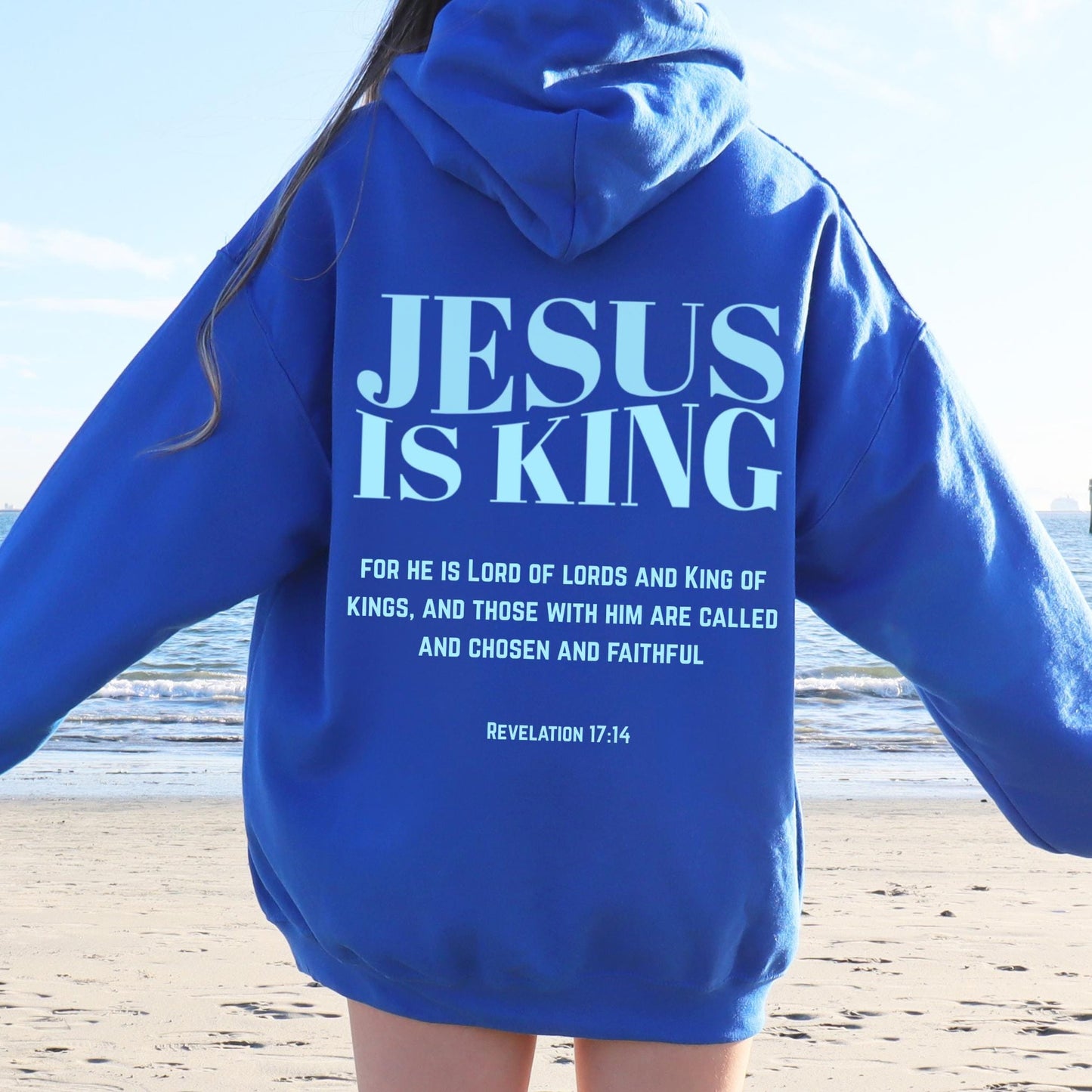 Jesus Is King Christian Hoodie V6