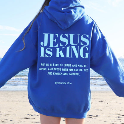 Jesus Is King Christian Hoodie V6
