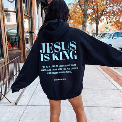Jesus Is King Christian Hoodie V6