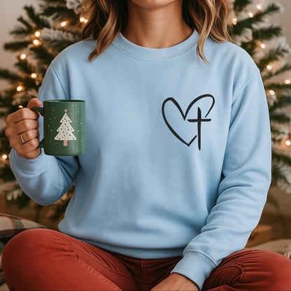 Heart Cross Sweater