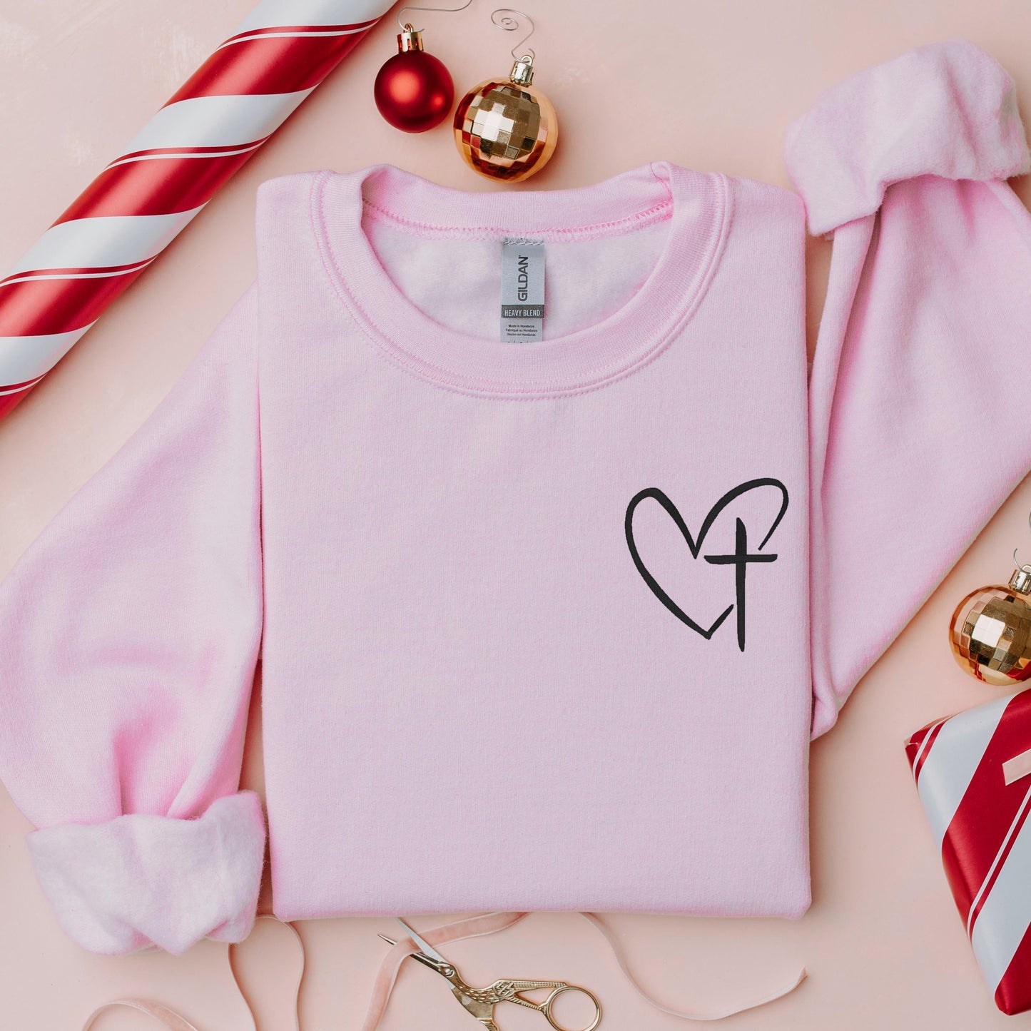 Heart Cross Sweater