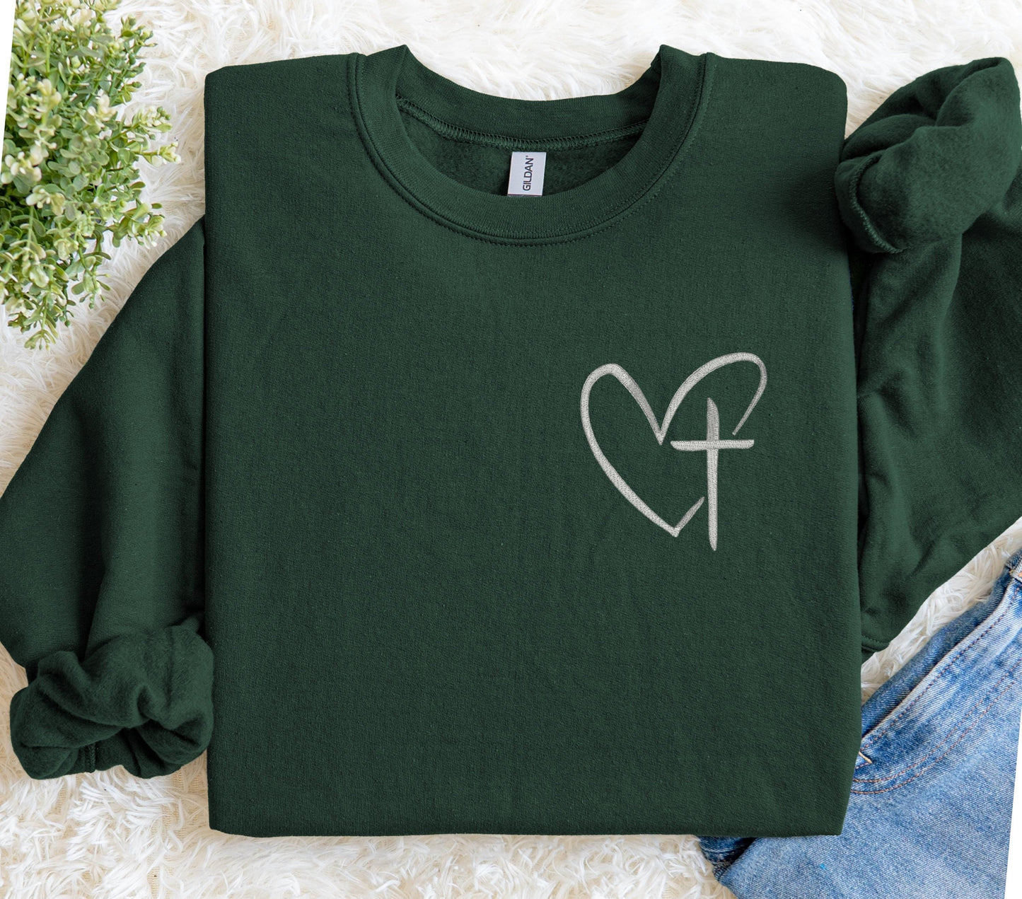 Heart Cross Sweater