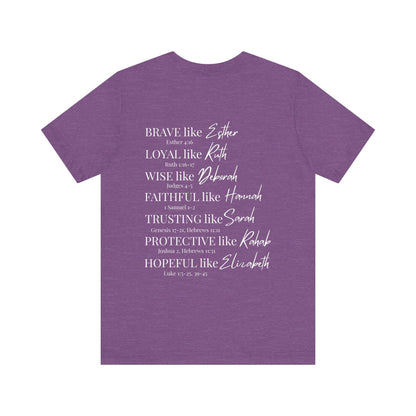 Women Of The Bible Tee V8