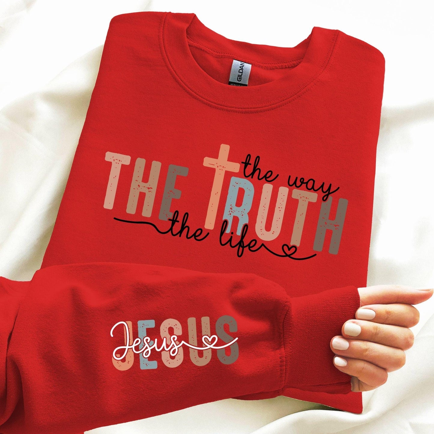 Jesus The Way Sweater New