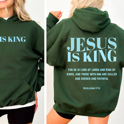 Jesus Is King Christian Hoodie V6