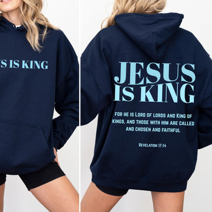 Jesus Is King Christian Hoodie V6