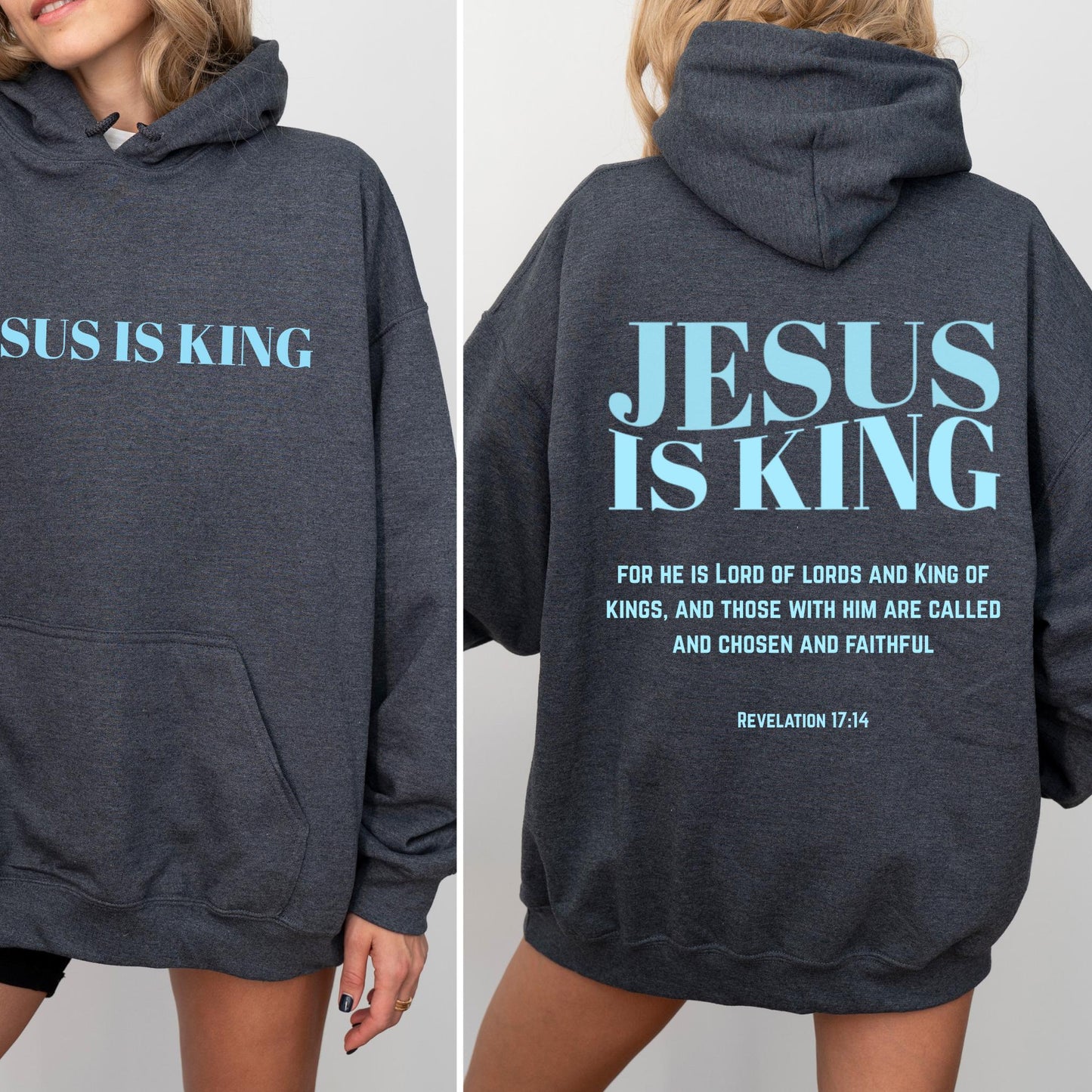 Jesus Is King Christian Hoodie V6