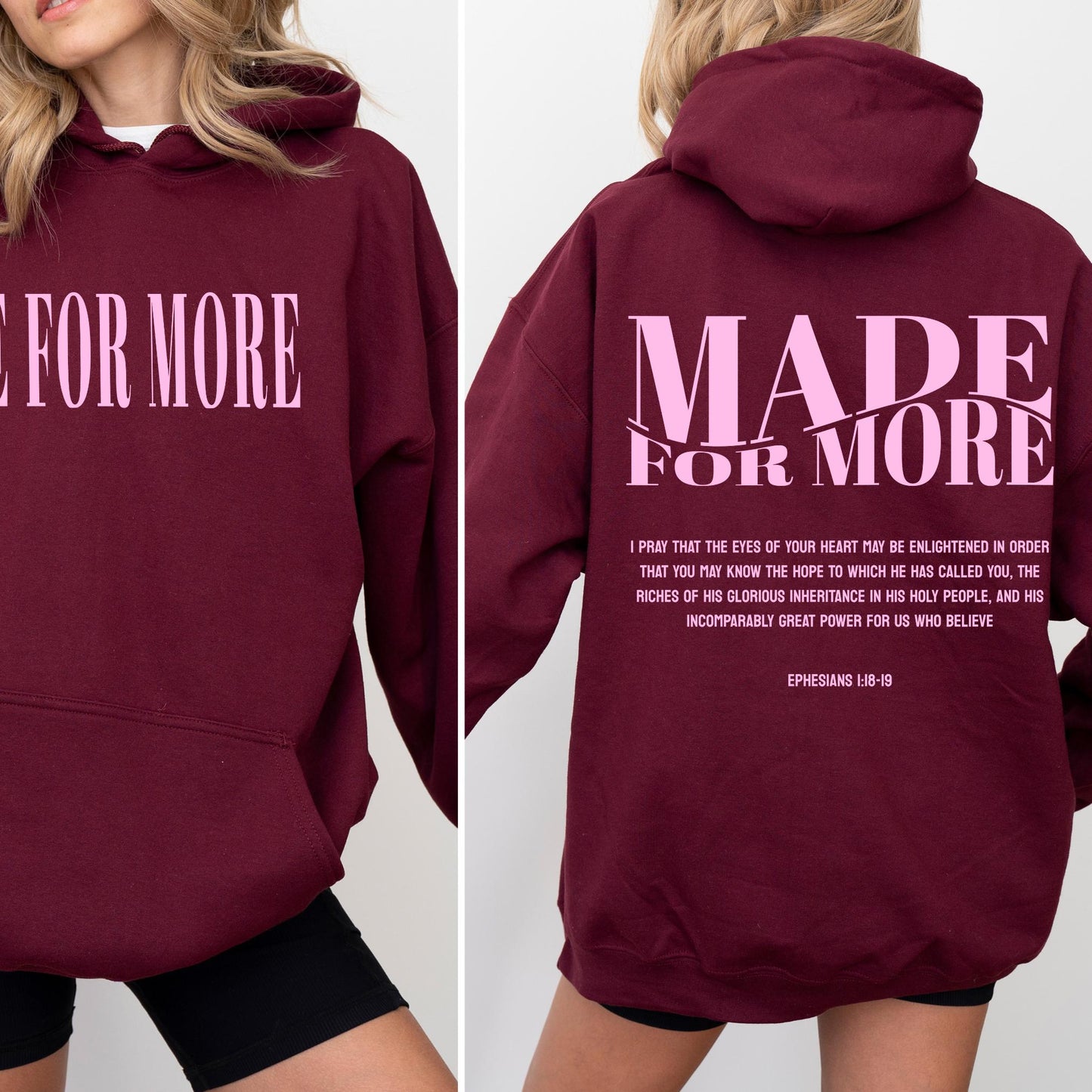Made For More Christian Hoodie