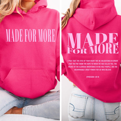 Made For More Christian Hoodie