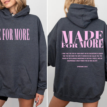 Made For More Christian Hoodie