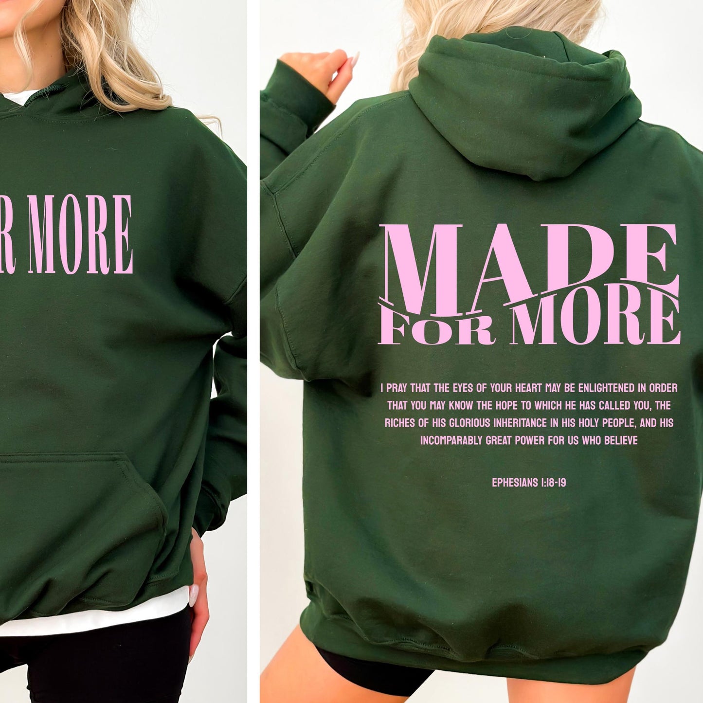 Made For More Christian Hoodie