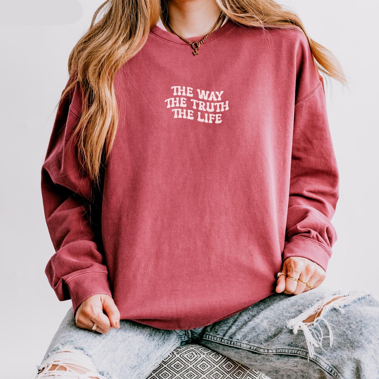 The Way The Truth The Life Sweater V2