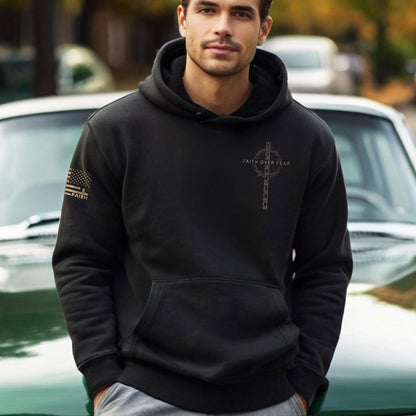 Faith Over Fear Hoodies Men