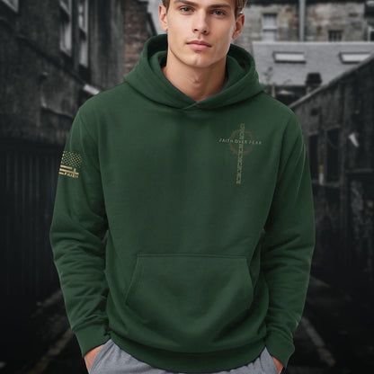 Faith Over Fear Hoodies Men