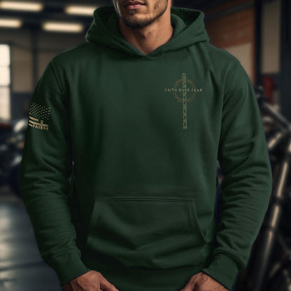 Faith Over Fear Hoodies Men