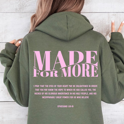 Made For More Christian Hoodie