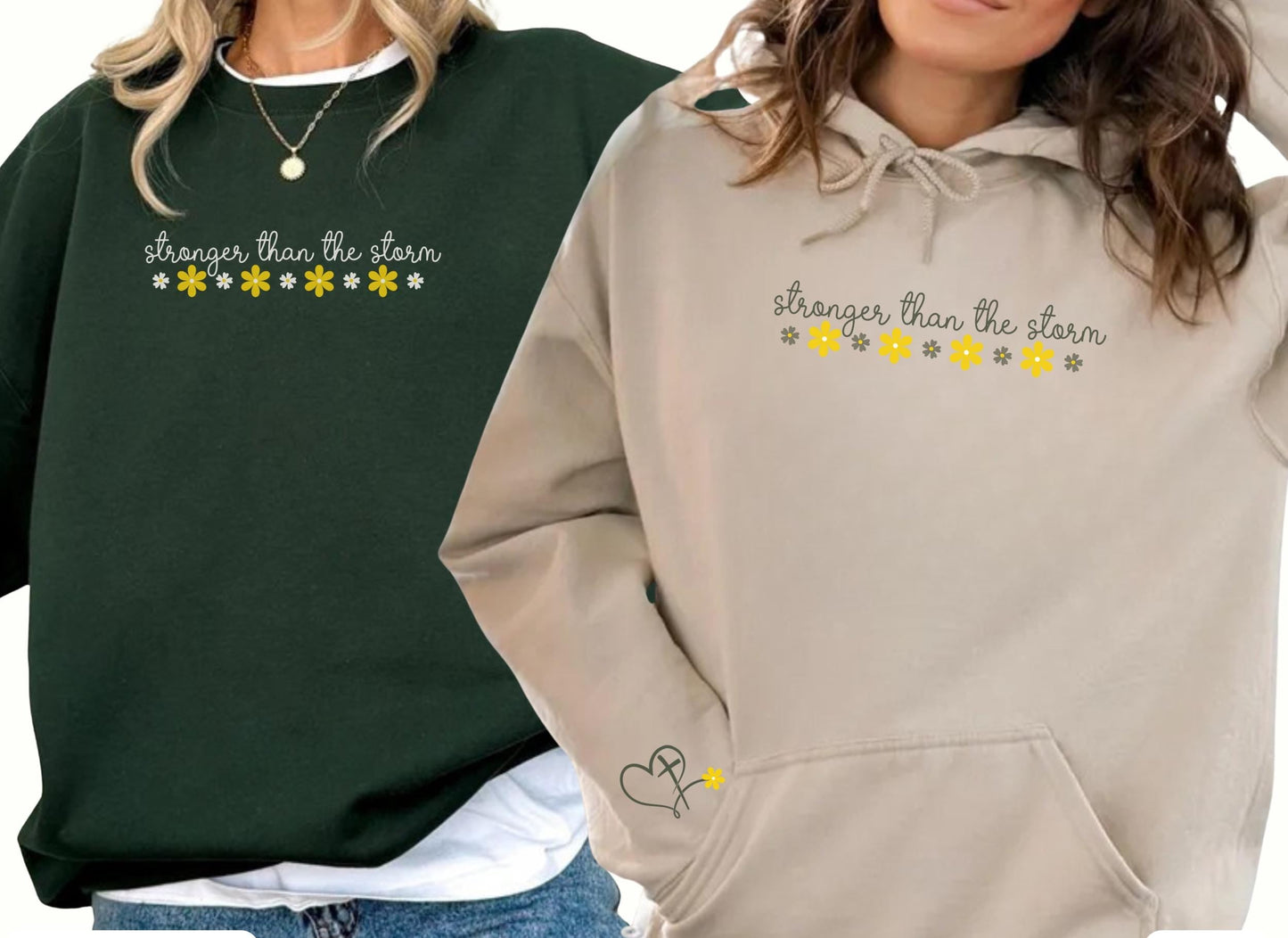 Stronger Than the Storm Sweater V