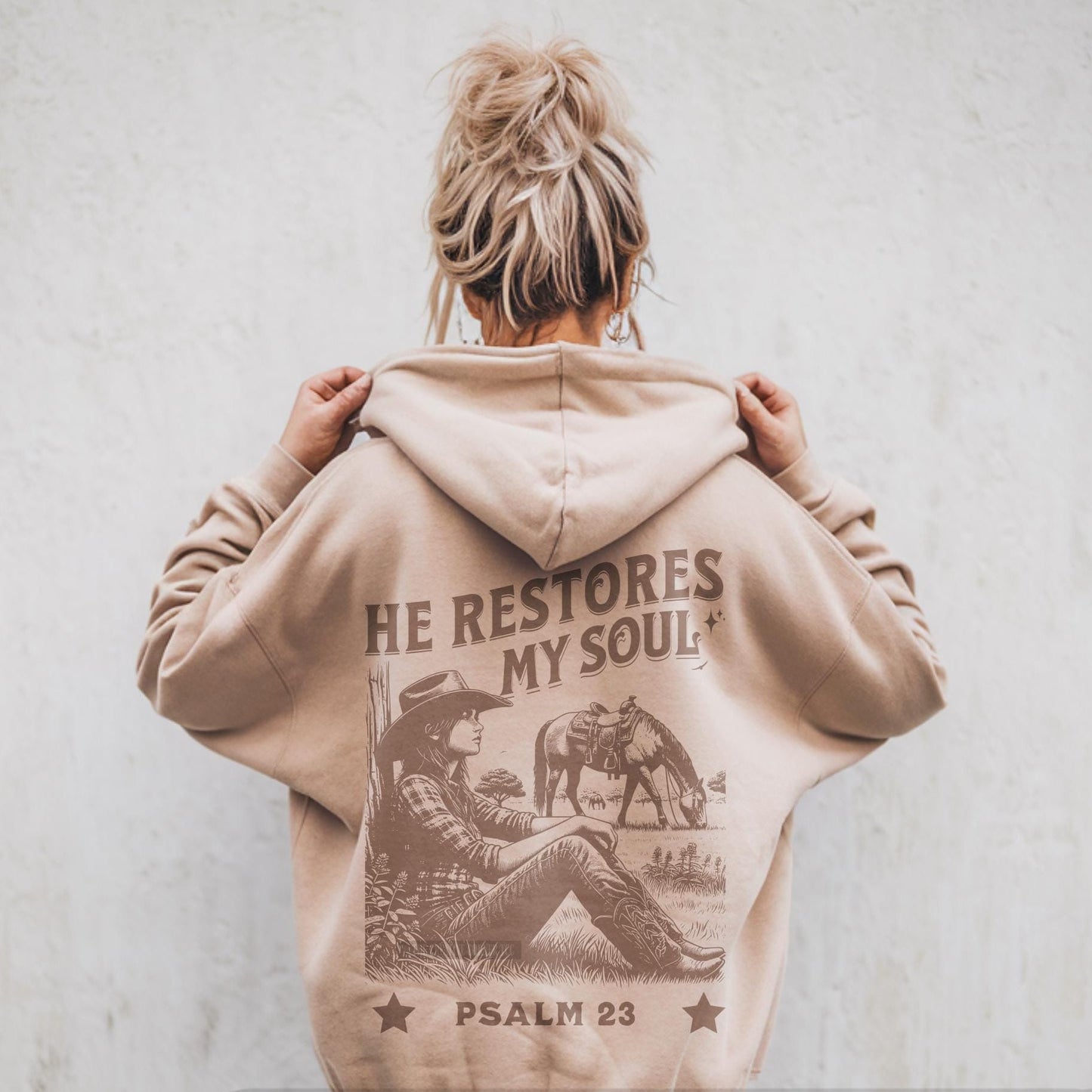 He Restores My Soul Hoodie