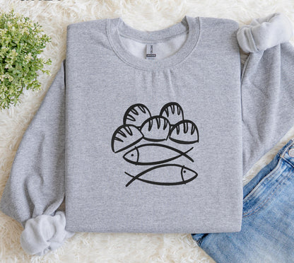 5 Loaves 2 Fishes Sweater