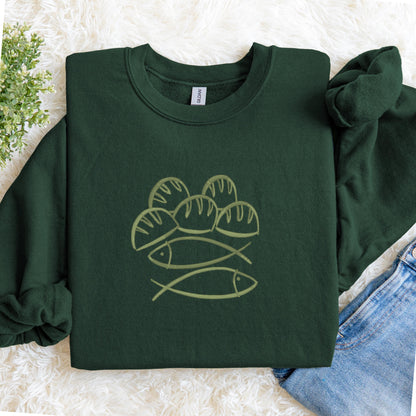 5 Loaves 2 Fishes Sweater