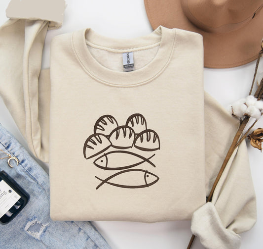 5 Loaves 2 Fishes Sweater