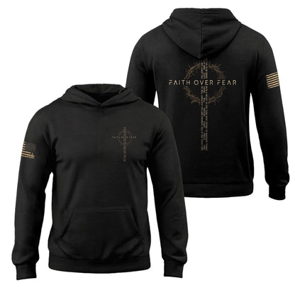 Faith Over Fear Hoodies Men