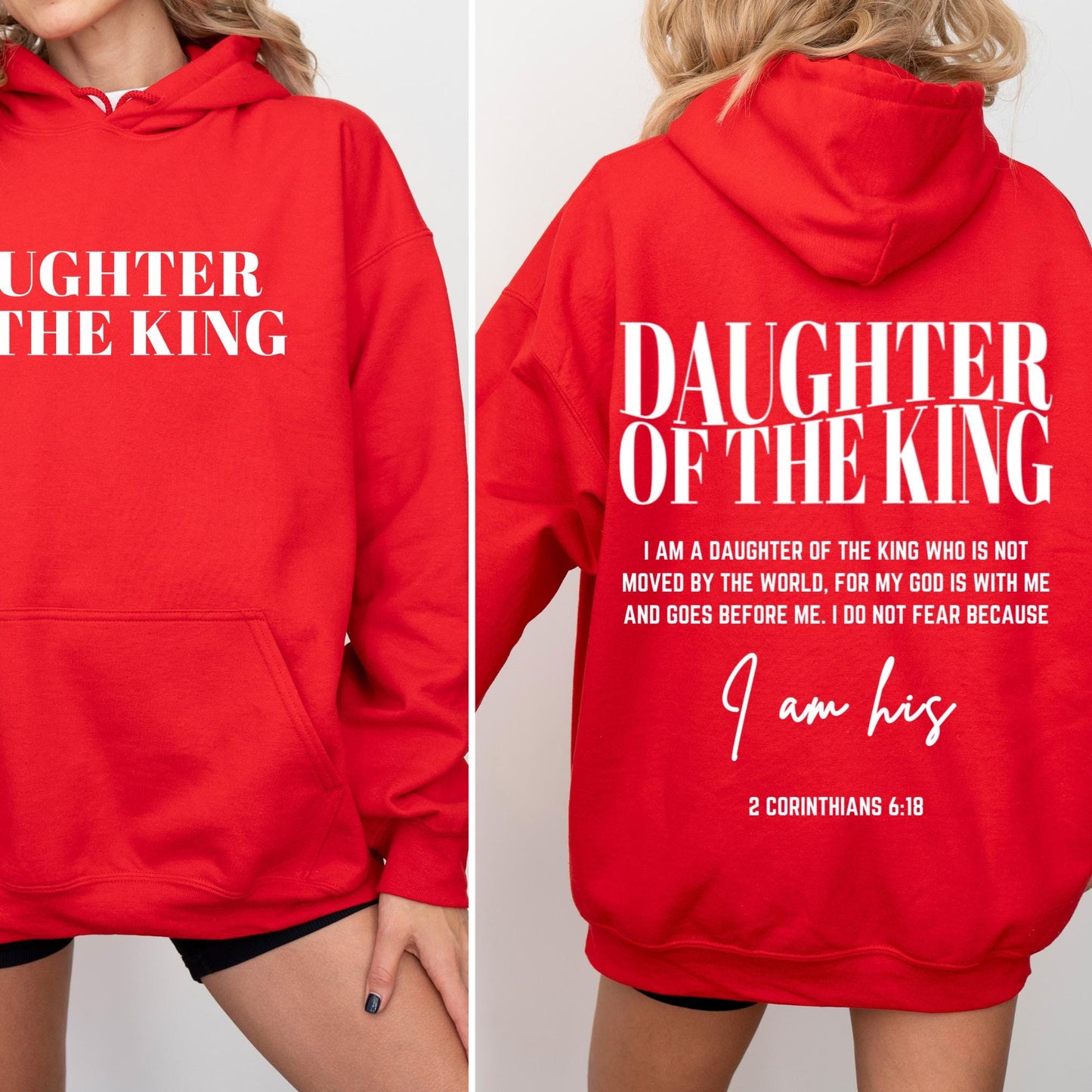 Christian Daughter of the King Hoodie