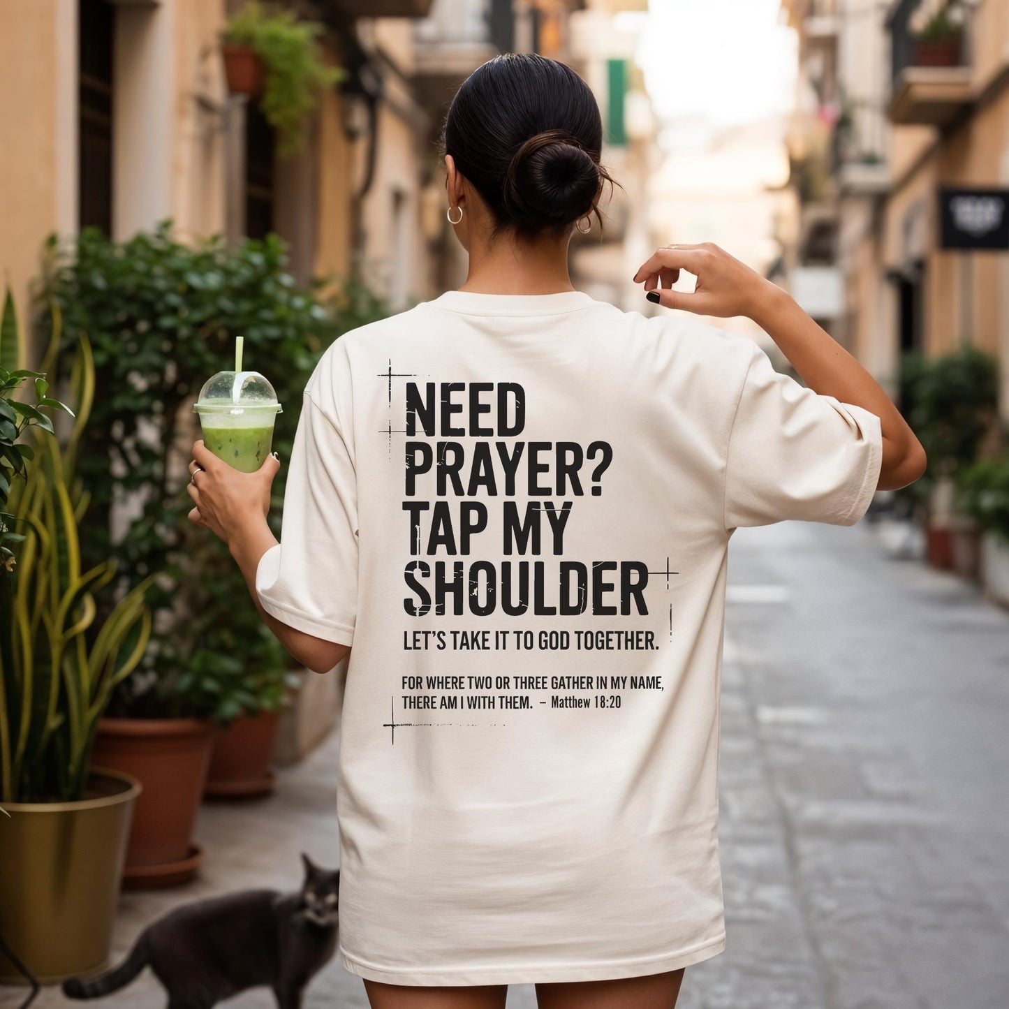Need Prayer Tap My Shoulder Shirt