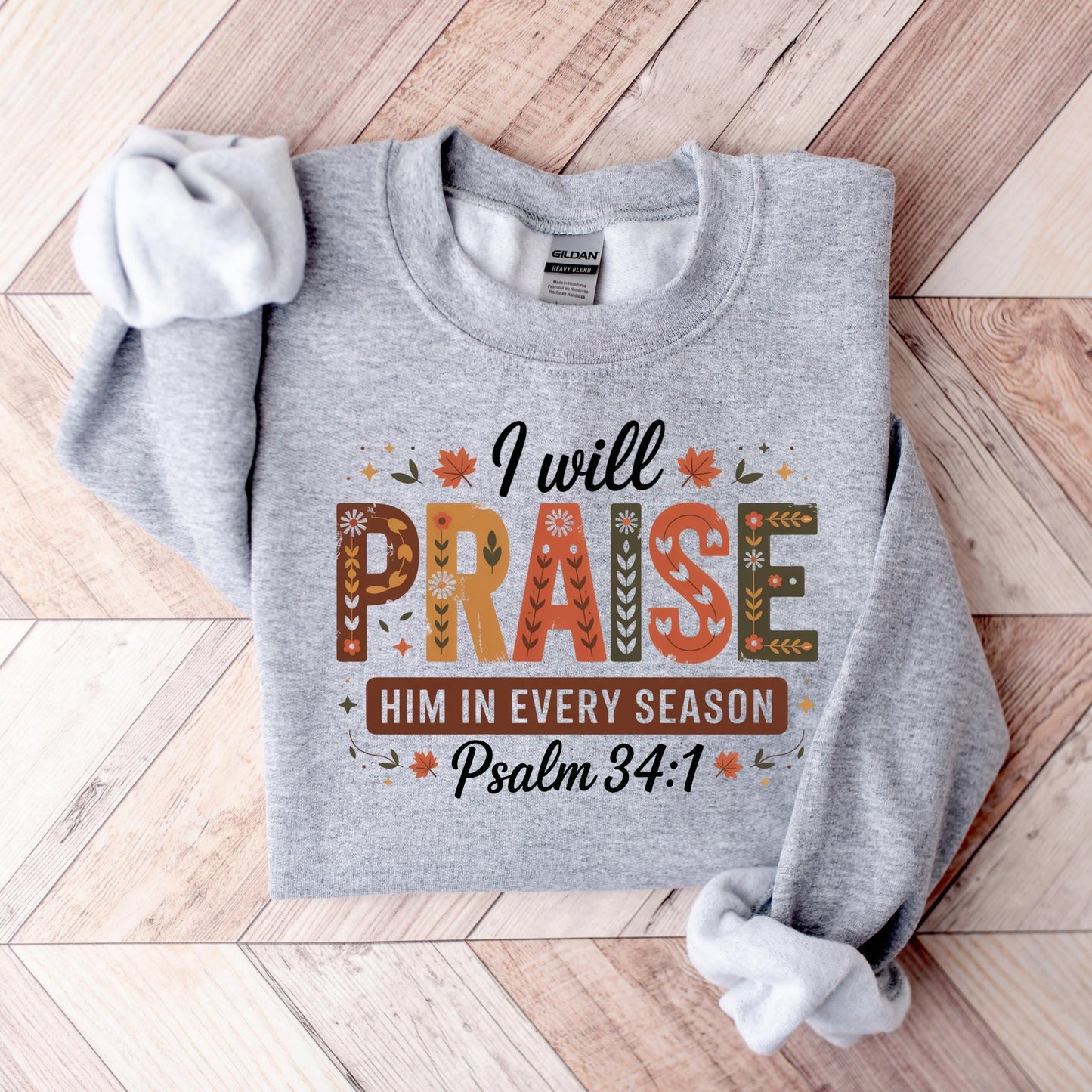 I Will Praise Him Sweater V