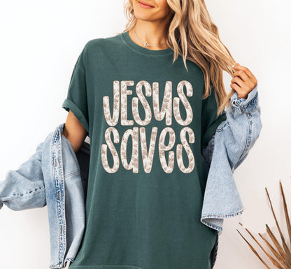 Jesus Saves Tee V12