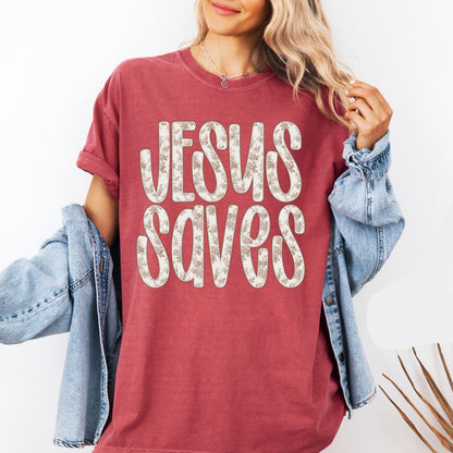 Jesus Saves Tee V12