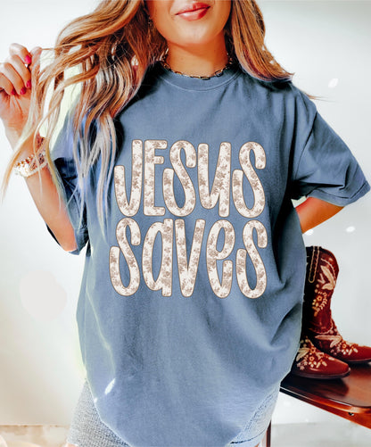 Jesus Saves Tee V12