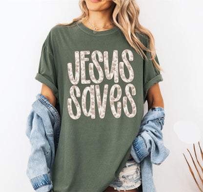 Jesus Saves Tee V12