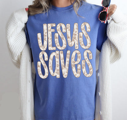 Jesus Saves Tee V12