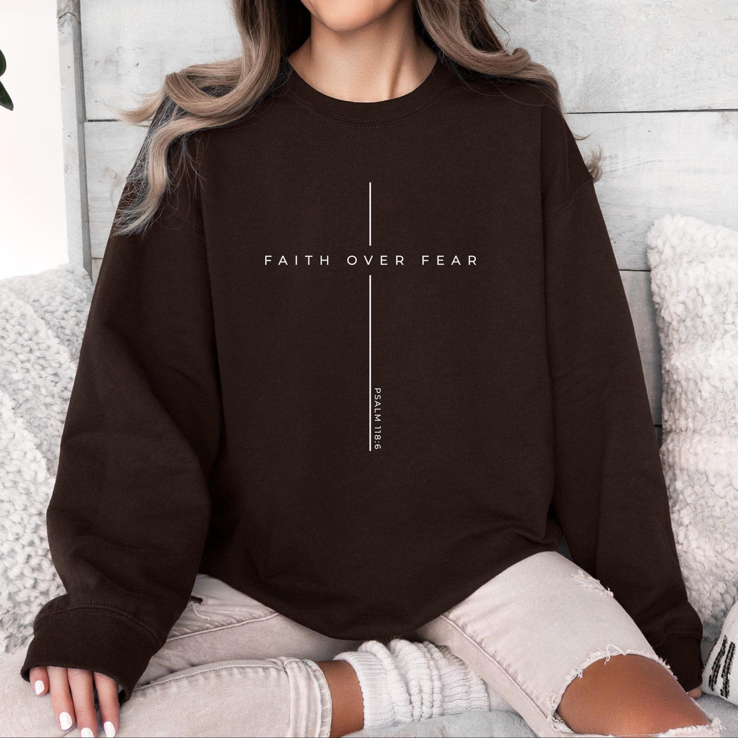 Faith Over Fear Sweater V6