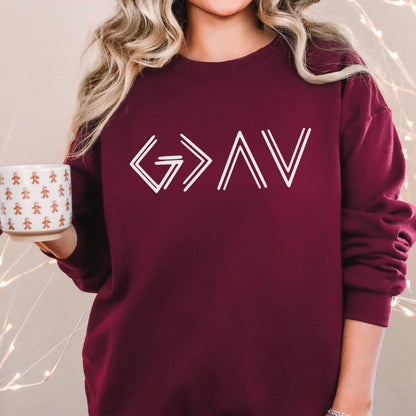 God Is Greater Sweater V3